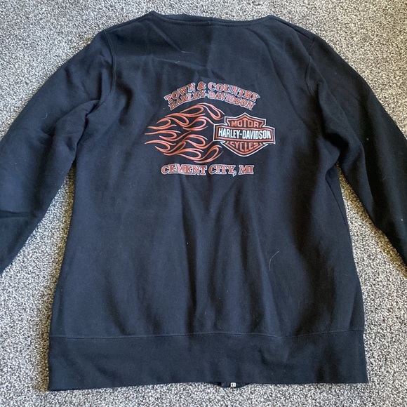 Harley Zip Up Hoodie NWOT - Picture 5 of 5